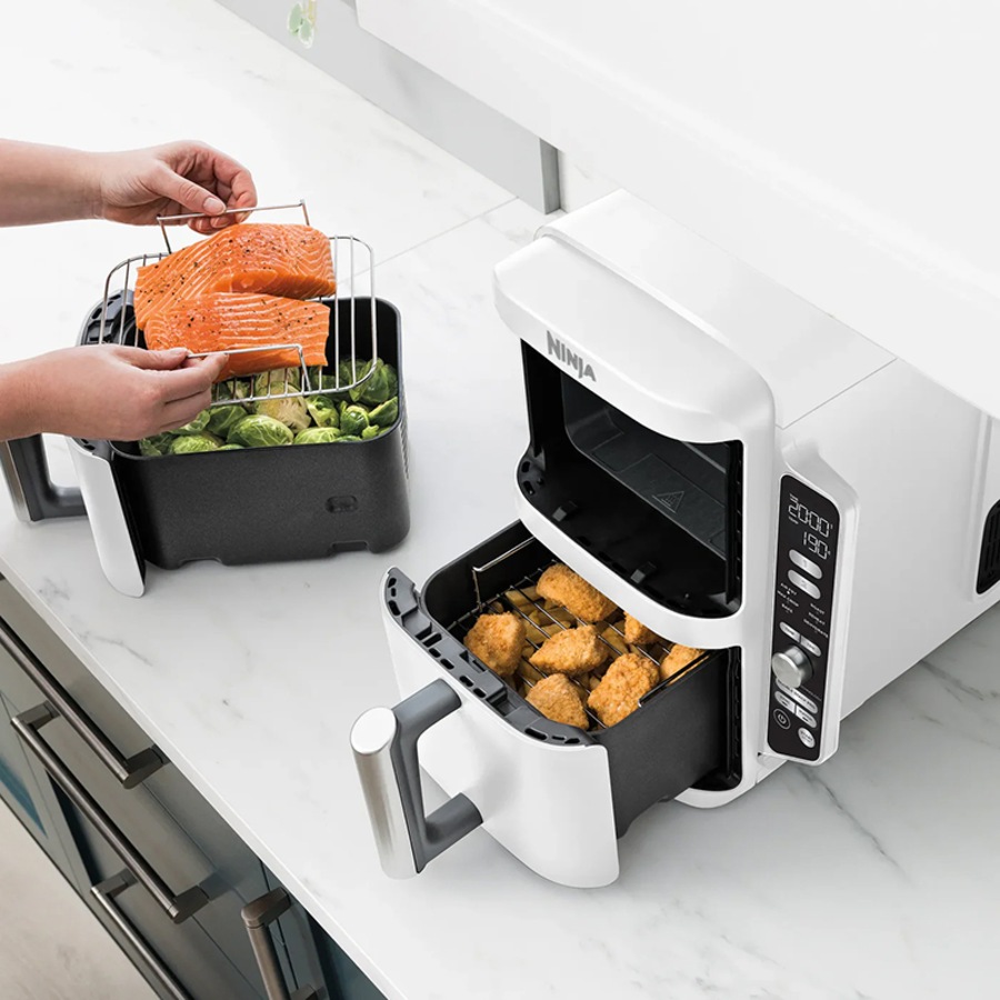 Ninja DoubleStack XXXL 9.5L 2 Drawer Air Fryer SL400 White