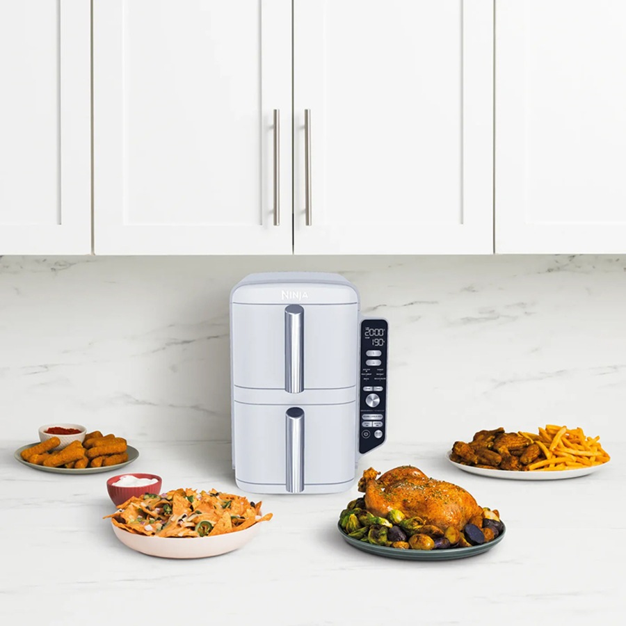 Ninja DoubleStack XXXL 9.5L 2 Drawer Air Fryer SL400 White