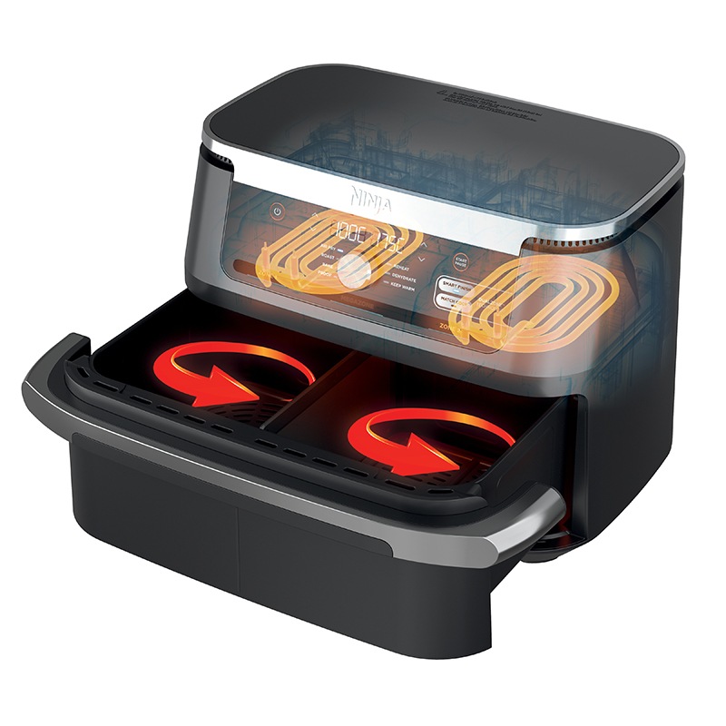 Buy Ninja Foodi 10.4L FlexDrawer Air Fryer AF500 MyDeal