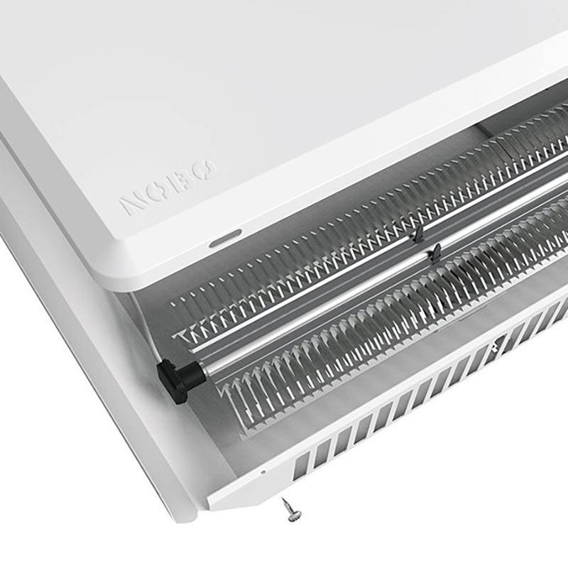 Buy Nobo 1.2kW Slimline Panel Heater with Timer Thermostat & Castors ...