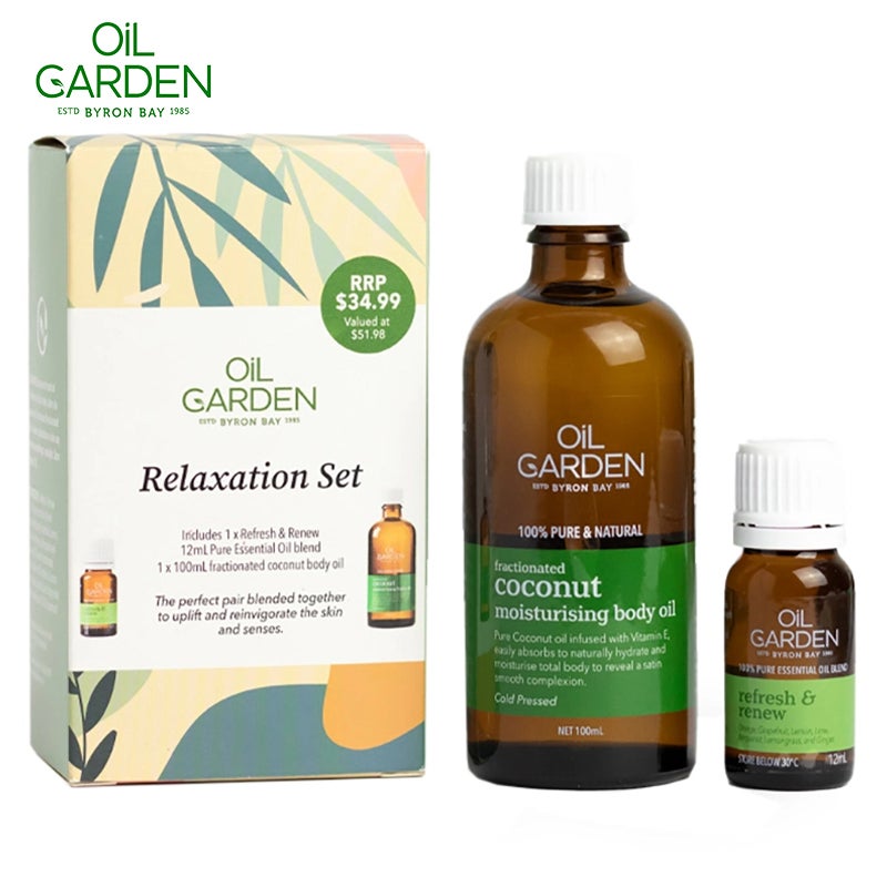 Oil Garden Relaxation Essential Oil Gift Set