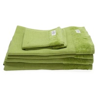 100% Cotton Onkaparinga Mossman Quick Dry 6 Piece Towel Pack Tarragon