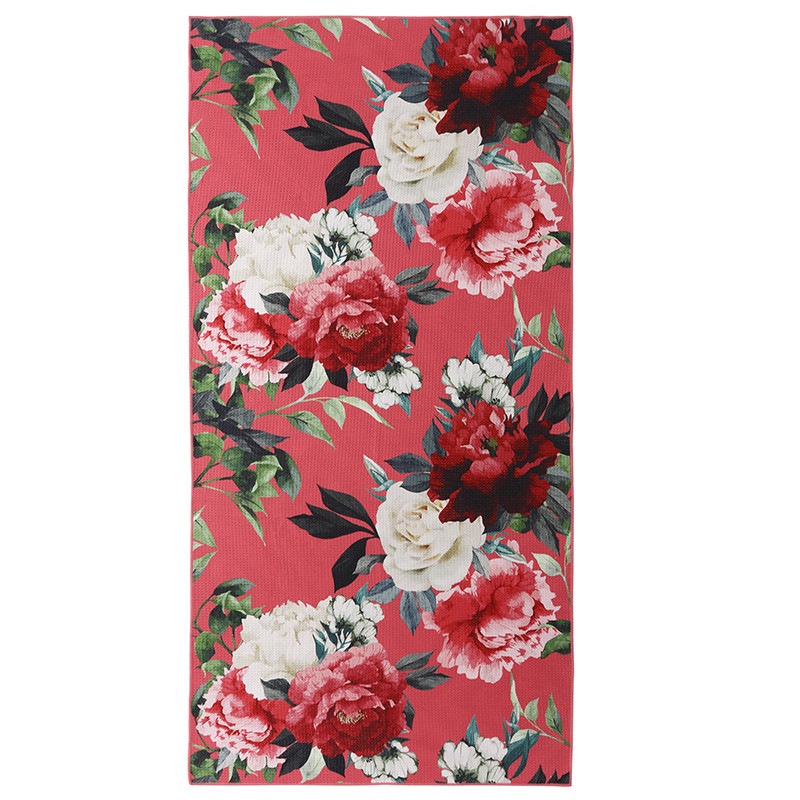Buy Onkaparinga Reversible Sand Free Beach Towel Delicate Roses MyDeal