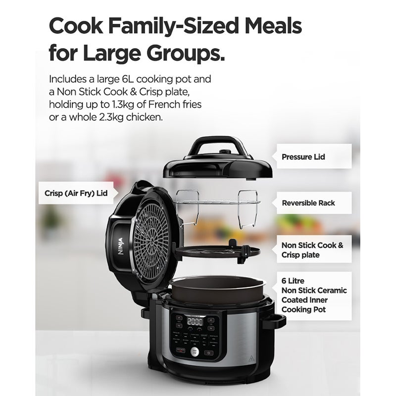 Ninja Foodi 11-in-1 6L Multi Cooker OP350 - Buy Online with Afterpay &  ZipPay - Bing Lee