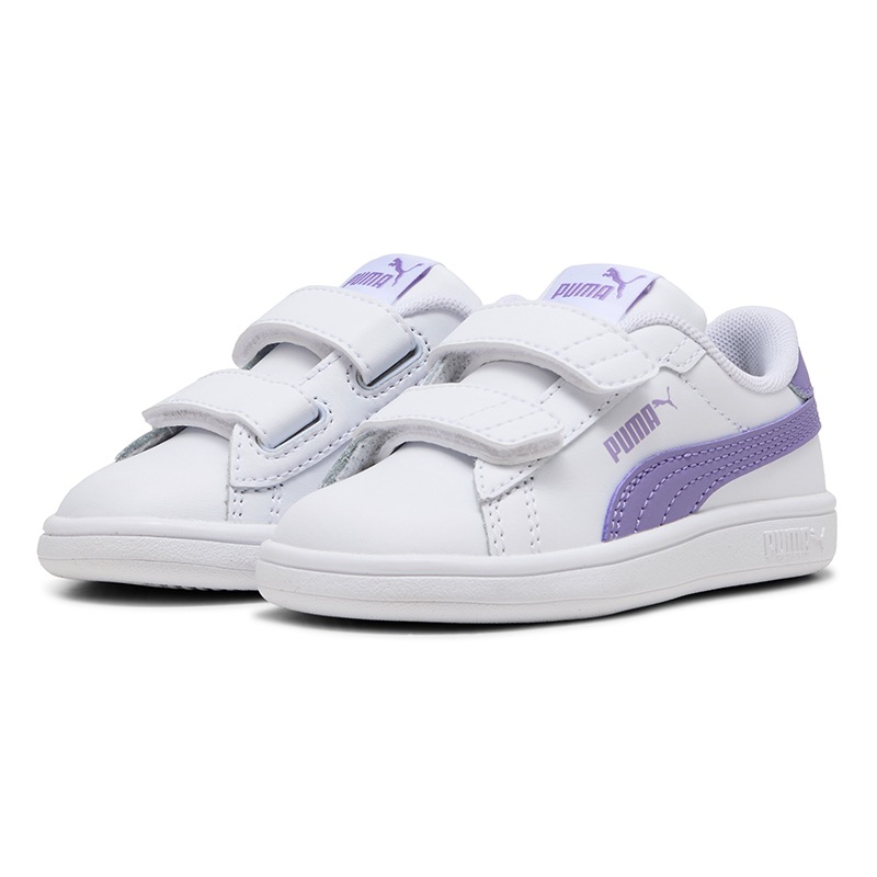 Puma Infants Smash 3.0 L V White-Lavender (US 4-10)