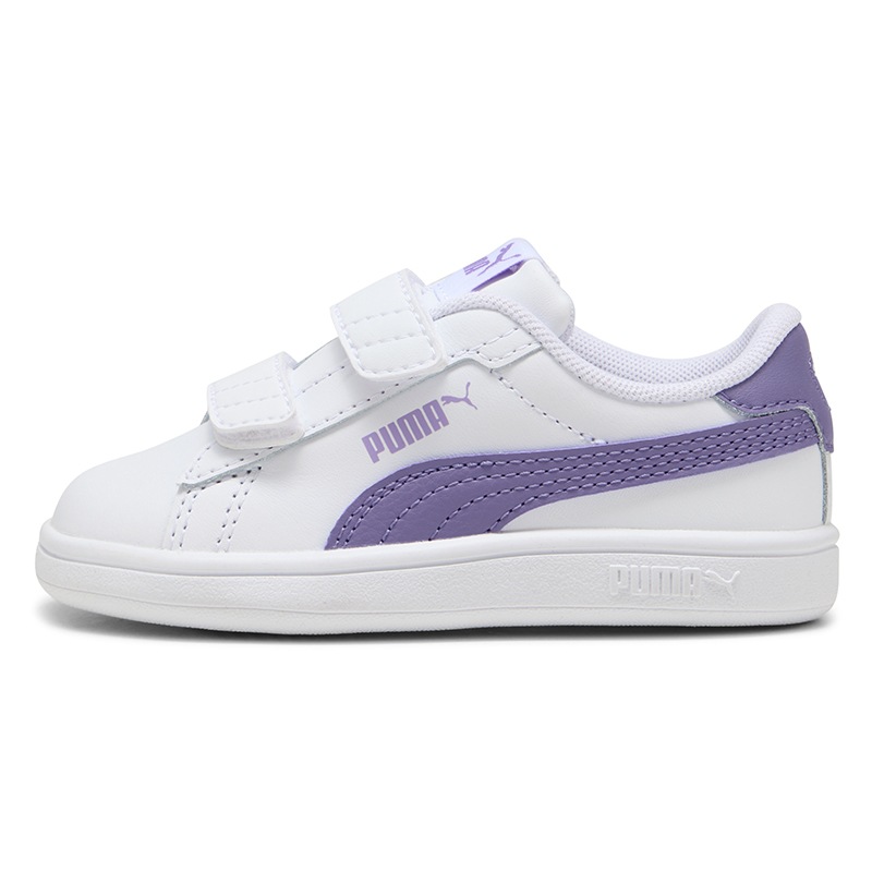 Puma Infants Smash 3.0 L V White-Lavender (US 4-10)