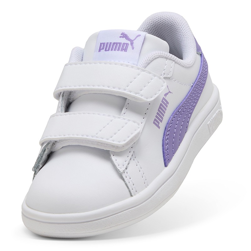 Puma Infants Smash 3.0 L V White-Lavender (US 4-10)