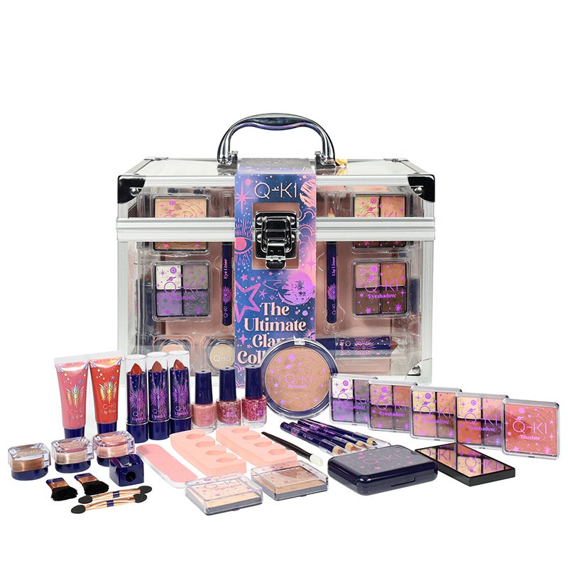 Q-KI Ultimate Glam Makeup Vanity Case Gift Set | BIG W