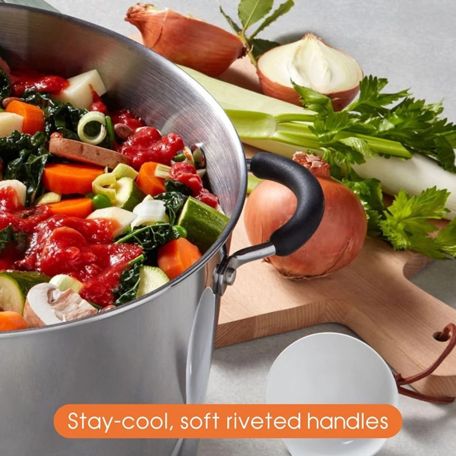 Raco Contemporary Stainless Steel 26cm/9.5L Covered Stockpot 770080