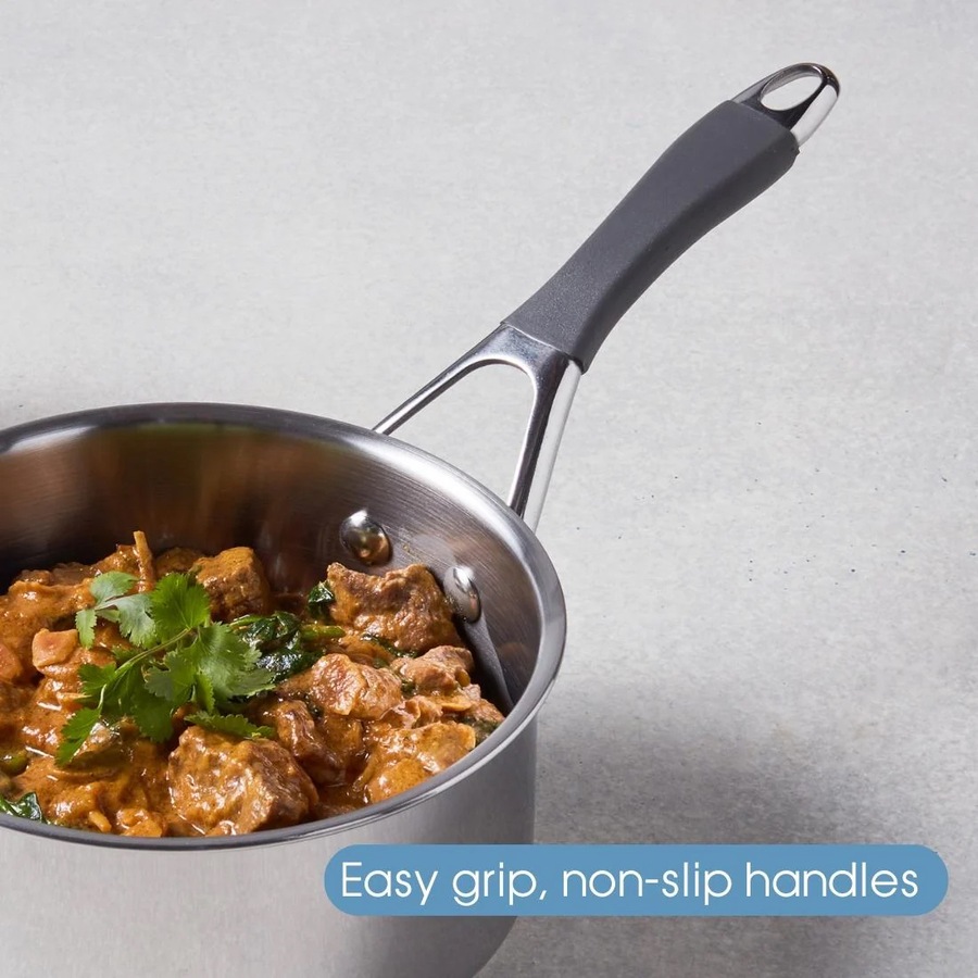 Raco Reliance Stainless Steel/Nonstick Induction 7 Piece Cookware Set