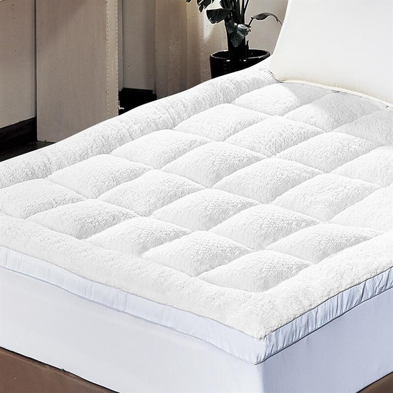 Buy Ramesses 1600GSM Sherpa Mattress Topper (Single, King Single