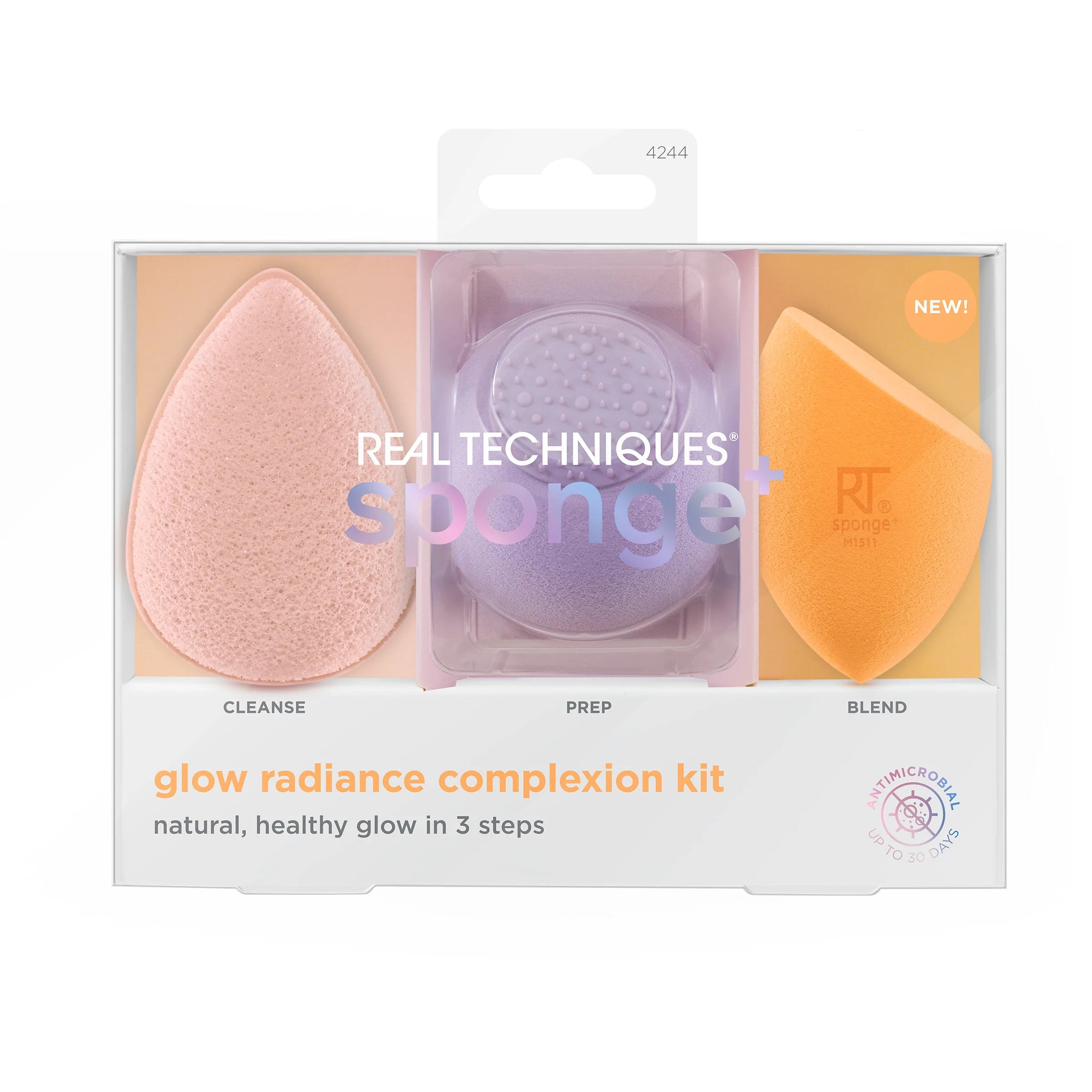 Real Techniques Glow Radiance Complexion 3 Piece Makeup Sponge Kit