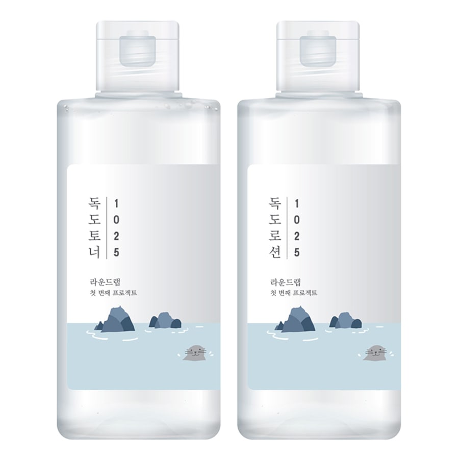 Round Lab 1025 Dokdo 200ml Toner + 200ml Lotion Set