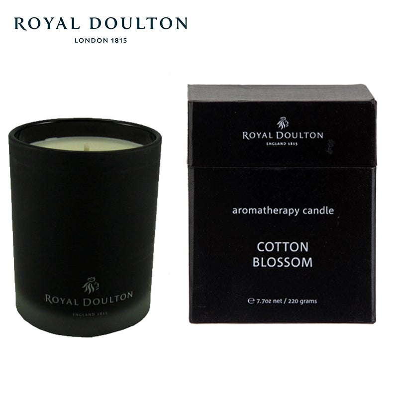 Royal Doulton Cotton Blossom Scented Candle 220g