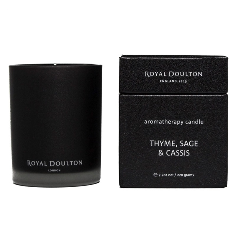 Buy Royal Doulton Thyme Sage & Cassis Scented Candle 220g MyDeal