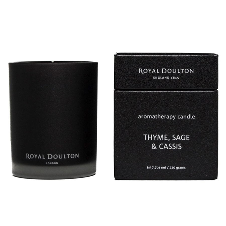 Royal Doulton Thyme, Sage & Cassis Scented Candle 220g