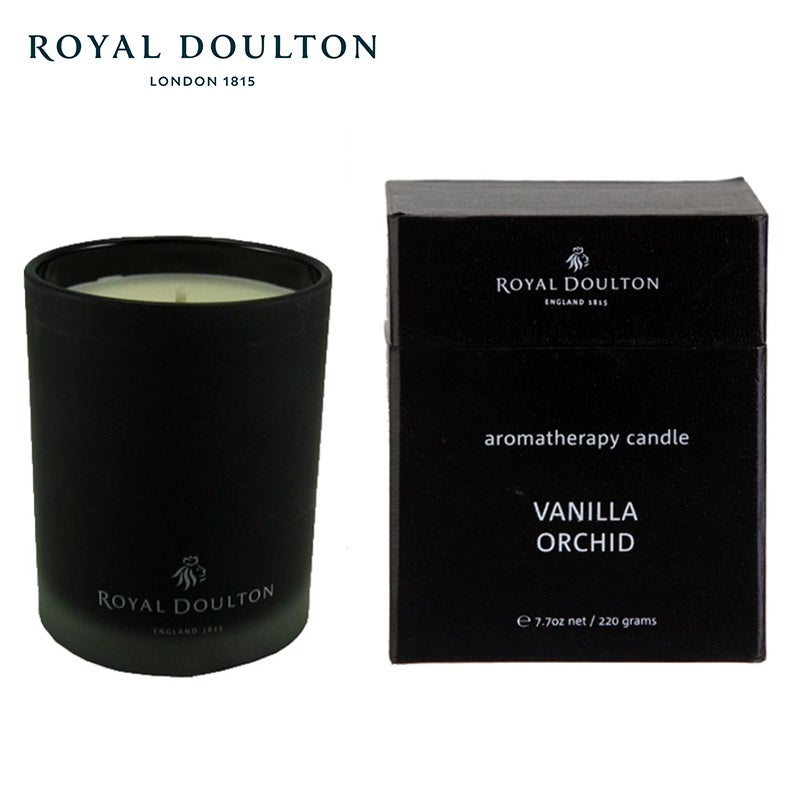 Royal Doulton Vanilla Orchid Scented Candle 220g