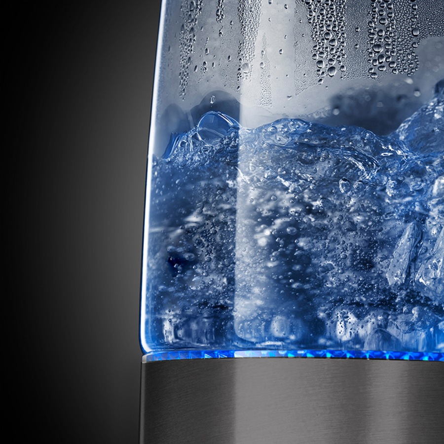 Russell Hobbs Brooklyn Glass Kettle Black Stainless Steel RHK172BCH