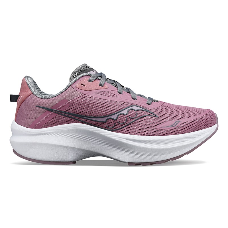 Buy Saucony Women's Axon 3 Running Shoes Orchid/Cinder (US 7-11) - MyDeal