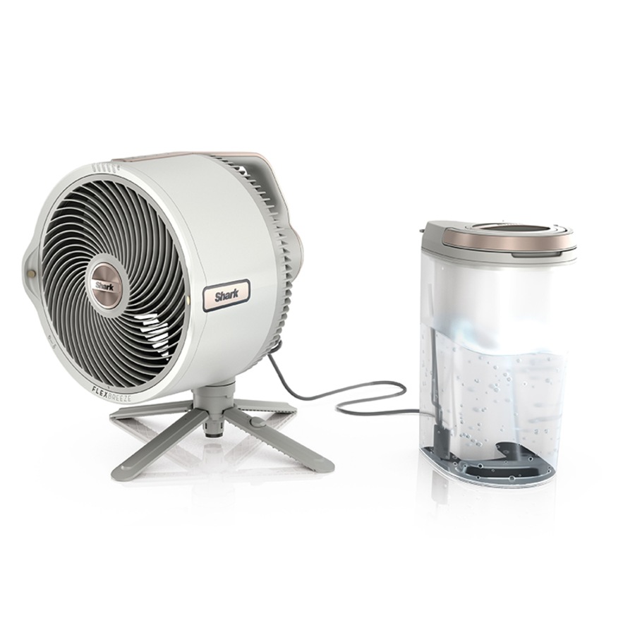 Shark FlexBreeze Pro Mist Indoor & Outdoor Pedestal Fan White FA302WH