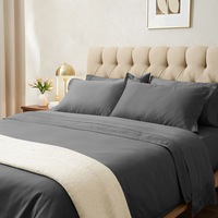 1200TC Sheraton Luxury Quilt Cover Set Dusk Grey (Queen, King)