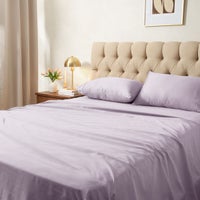 Sheraton Luxury 1200TC Sheet Set Lilac (Queen, King)