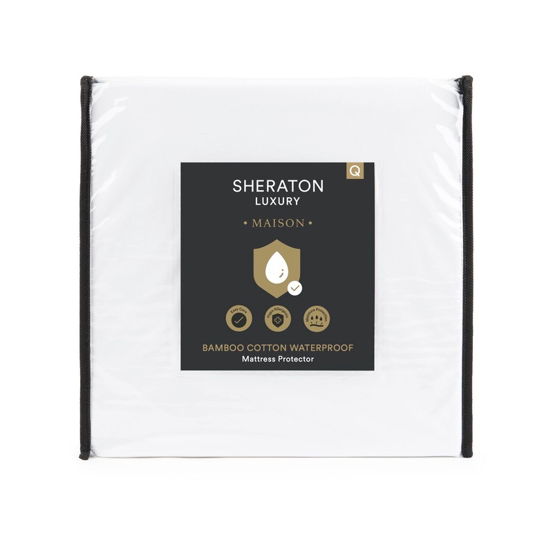 Buy Sheraton Luxury Maison Bamboo Waterproof Fitted Mattress Protector