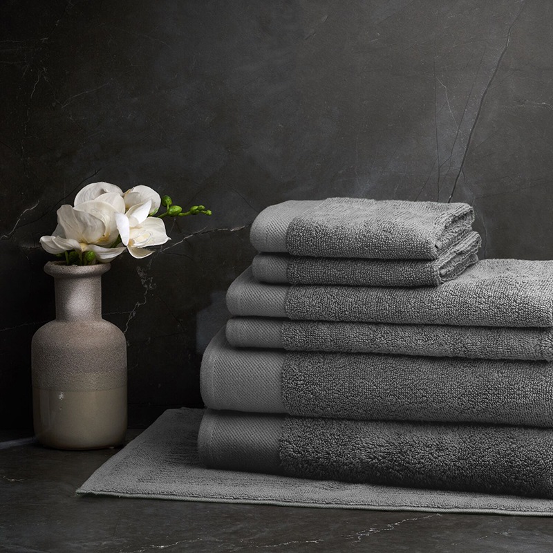 Sheraton Luxury Byron 7 Piece Cotton Towel Pack Charcoal