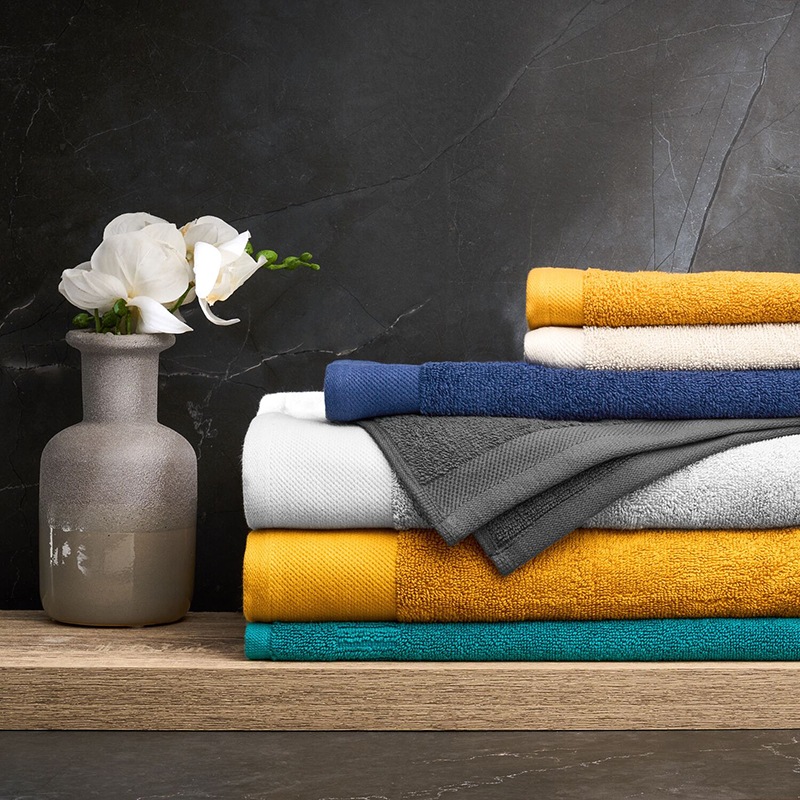 Sheraton Luxury Byron 7 Piece Cotton Towel Pack Charcoal