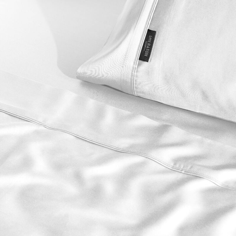 Buy Sheraton Luxury Cooling Bamboo Luxe Sheet Set White (Queen, King) MyDeal