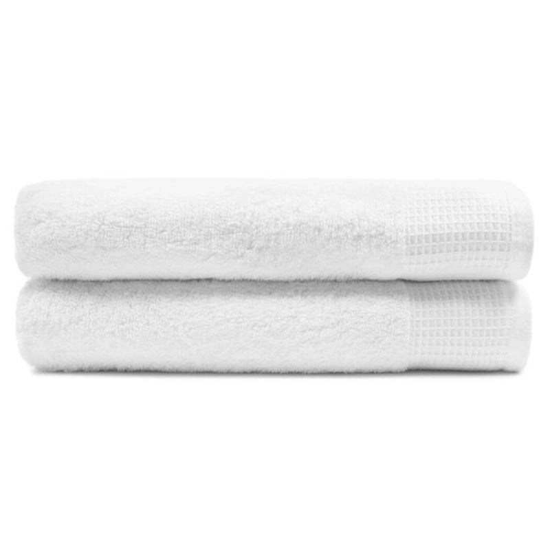Sheraton Luxury Maison Greenwich 2 Pack Bath Towels White