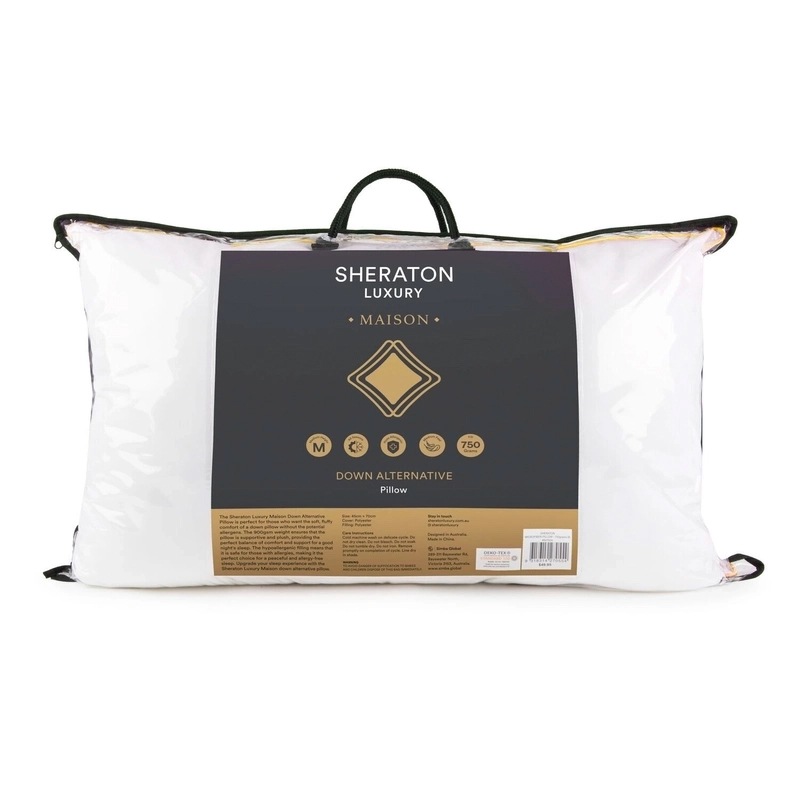 Buy Sheraton Luxury 750GSM Sanctuary Down Alternative Pillow MyDeal