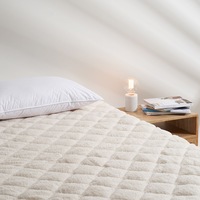 Sheraton Luxury Teddy Mattress Topper Ivory (Single, King Single, Double, Queen, King, Super King)