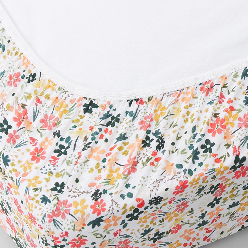 Buy Sheridan Melia Fitted Sheet Cot 2 Pack 100 Australian Cotton Posy Print (132x77x19cm) MyDeal