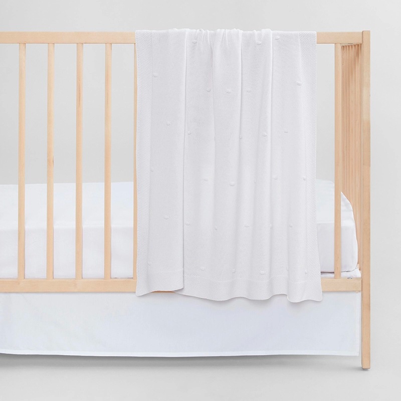 Buy Sheridan Speer Pram Blanket White 75 x 100cm MyDeal