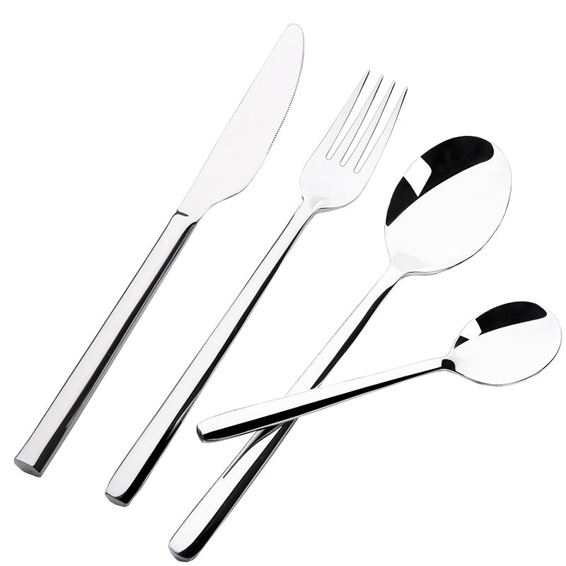 Sherwood Home 24 Piece Stainless Steel Cutlery Set