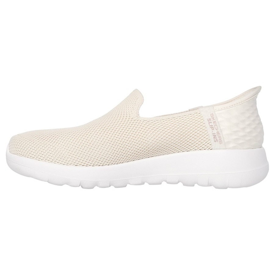 Skechers Women's GOwalk Joy Slip On Shoes Off White US Women's 8.5