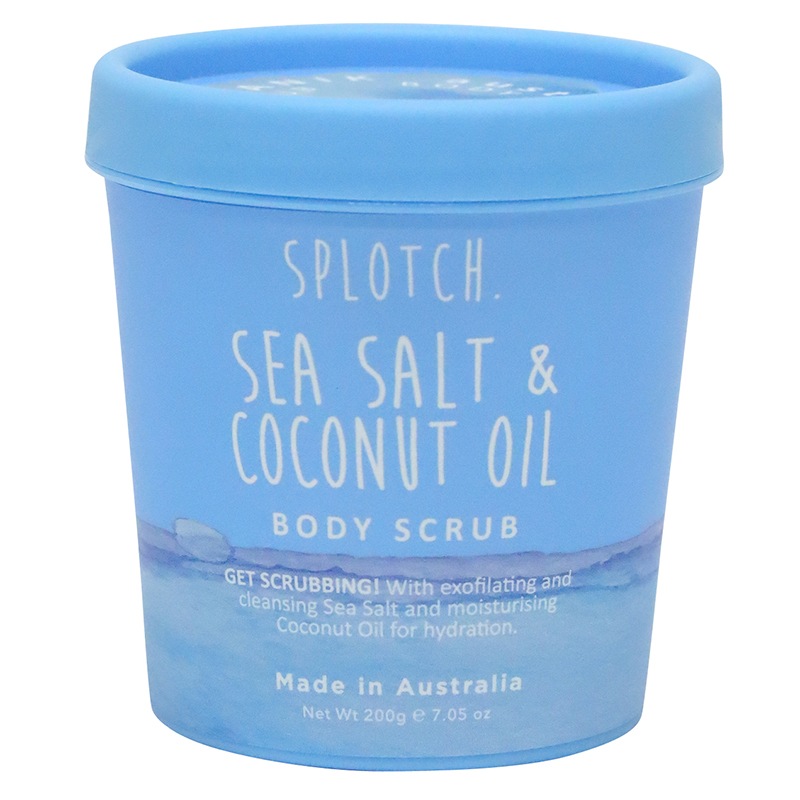 Buy Organik Botanik Splotch Sea Salt & Coconut Oil Body Salt Scrub 200g