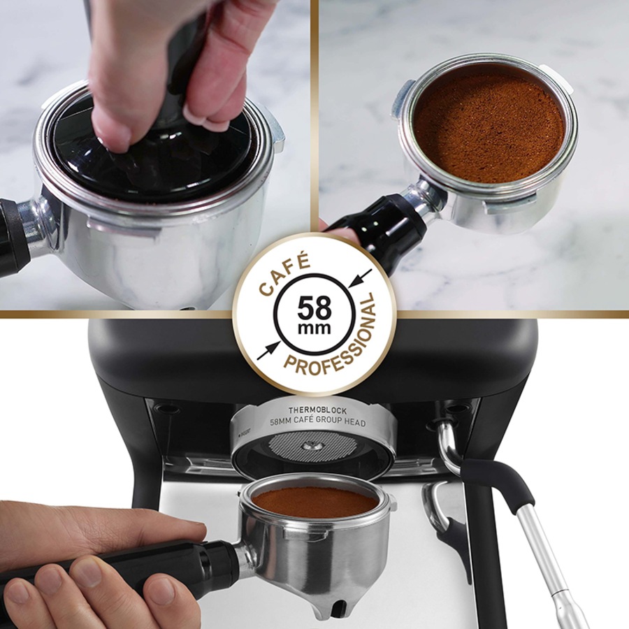 Sunbeam Mini Barista Espresso Coffee Machine Black EM4300K