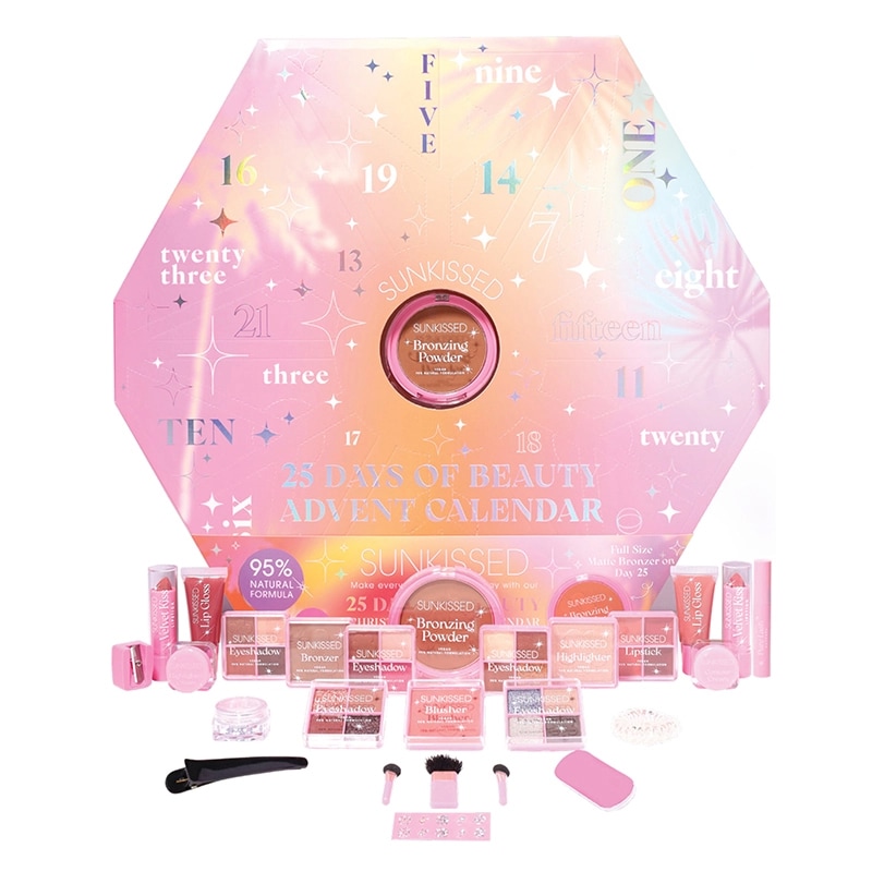 Buy Sunkissed 25 Days Beauty Advent Calendar Makeup Gift Set MyDeal