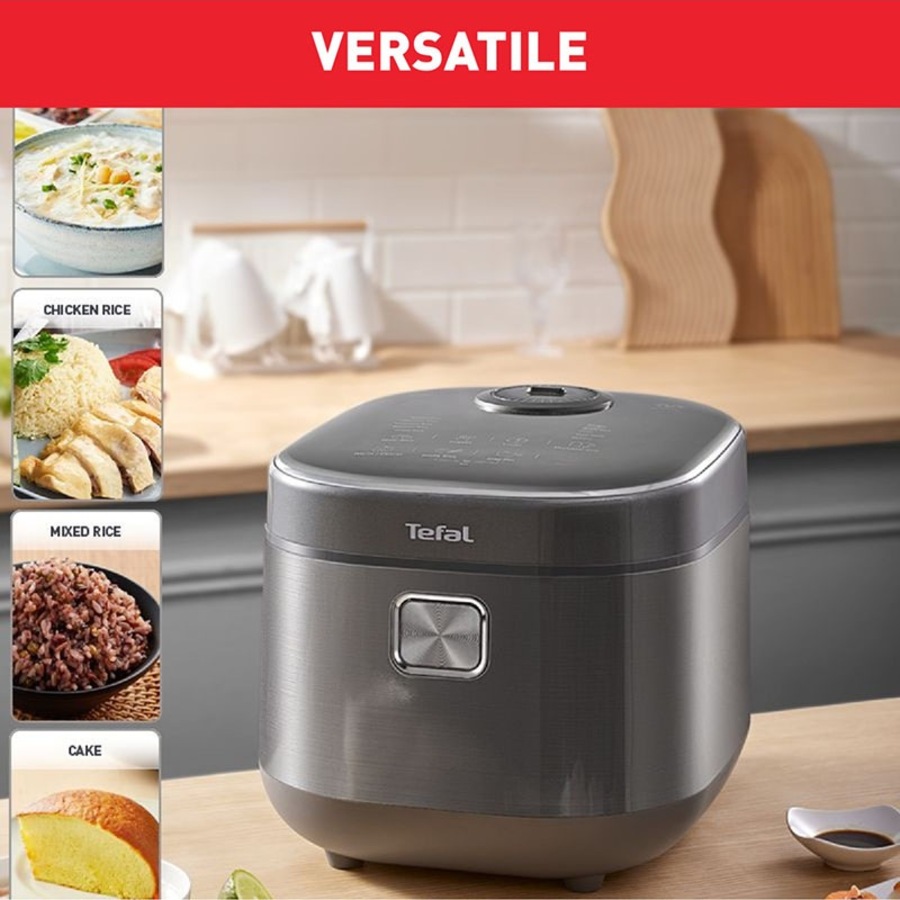 Tefal Induction Rice Master & Slow Cooker Dark Grey RK818A