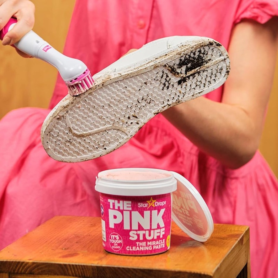 The Pink Stuff The Miracle Scrubber Kit + The Pink Stuff Cleaning Paste 850g Bundle