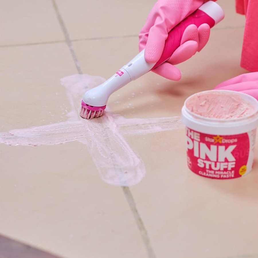 The Pink Stuff The Miracle Scrubber Kit + The Pink Stuff Cleaning Paste 850g Bundle