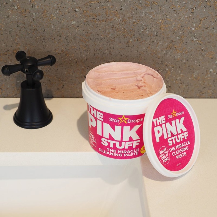 The Pink Stuff The Miracle Scrubber Kit + The Pink Stuff Cleaning Paste 850g Bundle