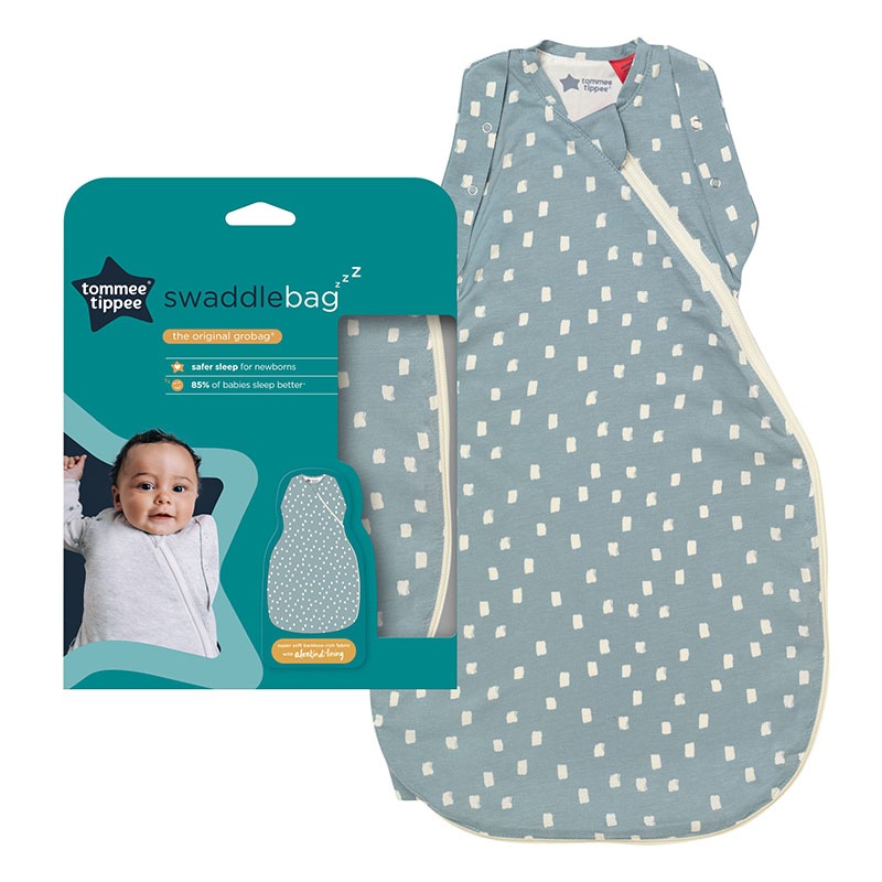 Buy Tommee Tippee The Original Grobag Baby Sleeping Swaddle Bag Navy Speckle (36 Months) MyDeal