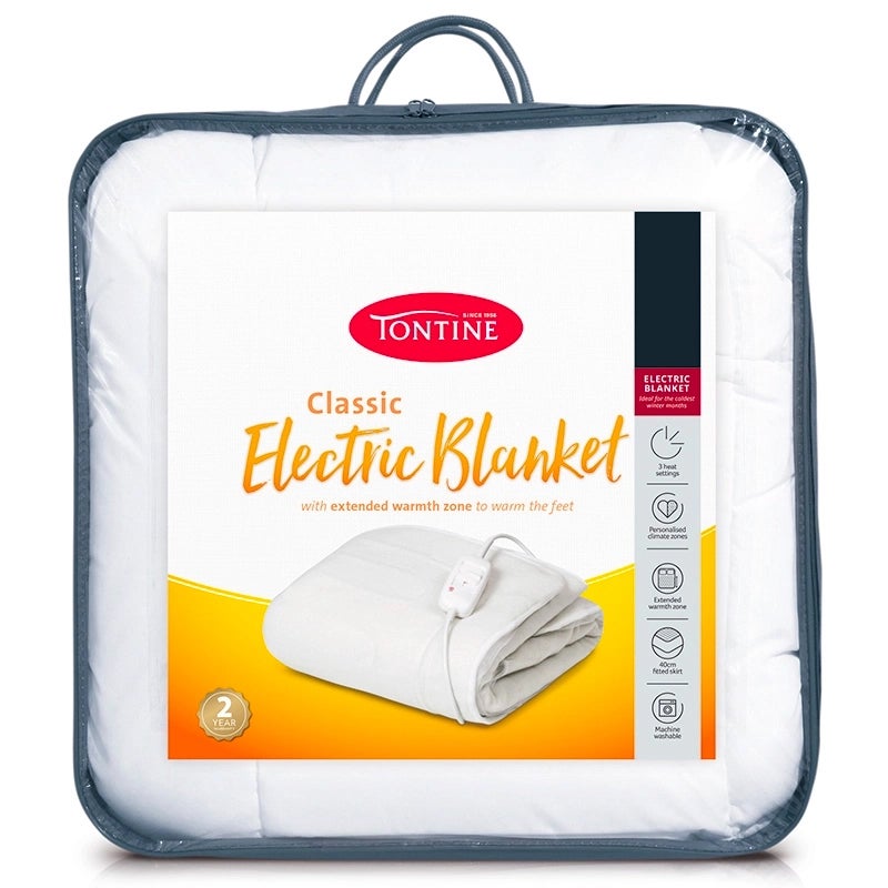 Tontine Classic Electric Blanket (Double, Queen, King, Single)