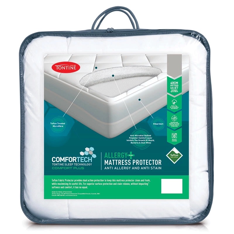 Buy Tontine Comfortech Allergy Plus Mattress Protector (Single, Double