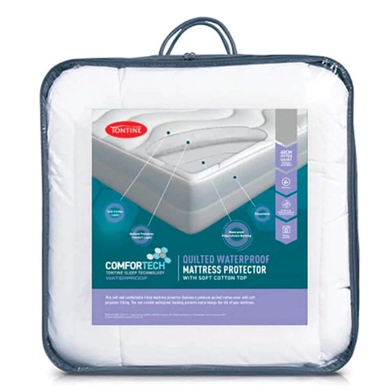 Buy Tontine Comfortech Quilted Waterproof Fitted Mattress Protector
