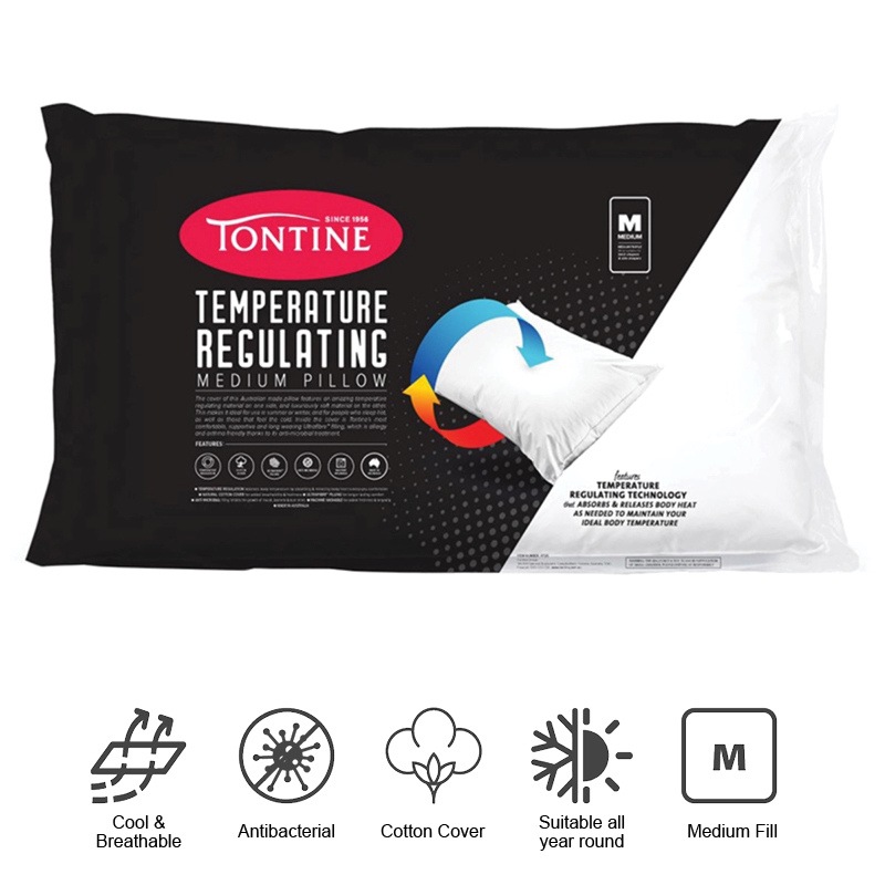 Buy Tontine Temperature Regulating Medium Pillow MyDeal