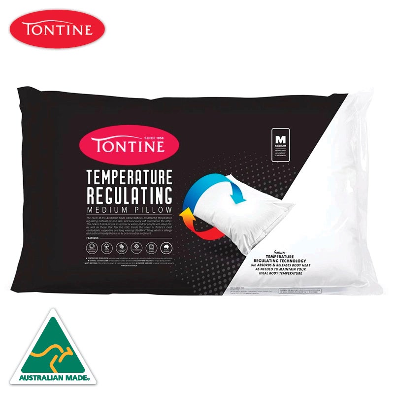 Tontine Australian Made Temperature Regulating Medium Pillow